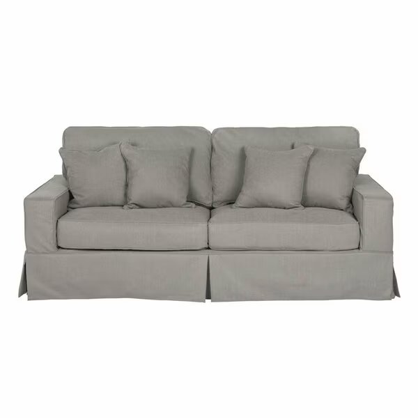 Americana Slipcovered Sofa Peyton Slate, Sunset Trading, Mfr#: SU-108500-391094